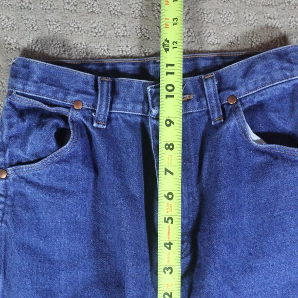 Wrangler Size 16 Slim Blue Jeans with Adjustable Waist - Picture 5 of 6